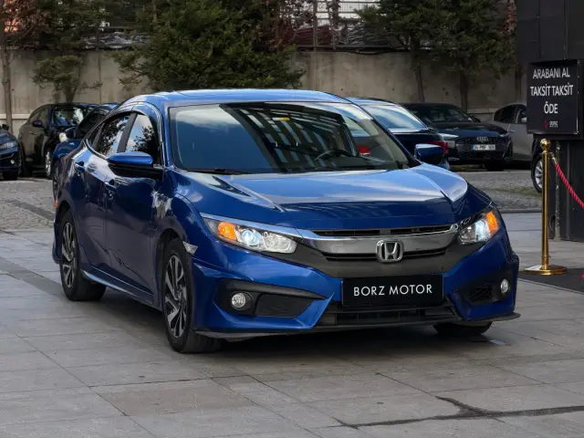BORZ MOTOR'DAN 410.000 TL PEŞİNAT 2019 HONDA CİVİC 1.6İ DTEC ELEGANCE SUNROOF+OTOMATİK